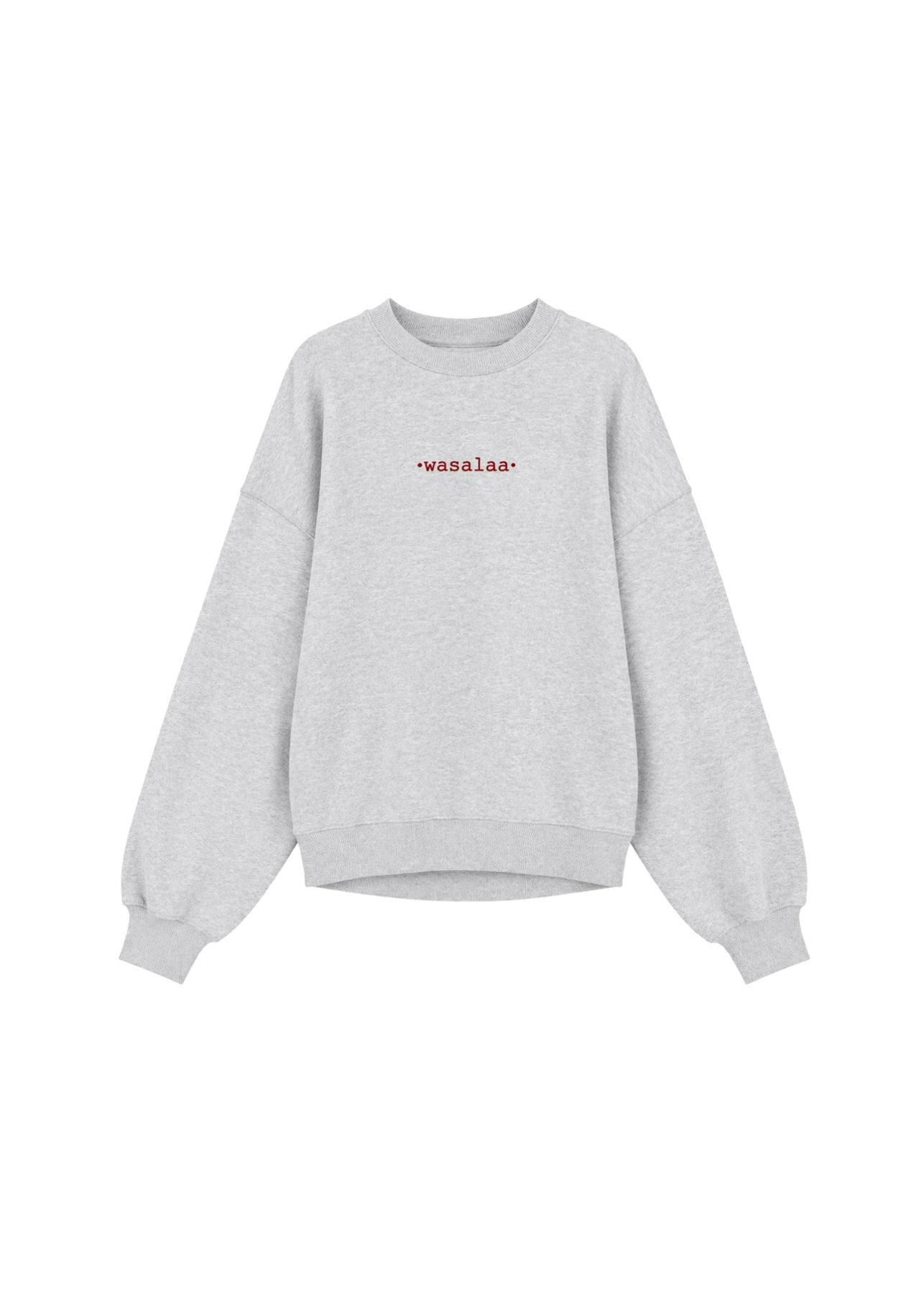 Bluza Tokyo Print Jasny Szary Melanż