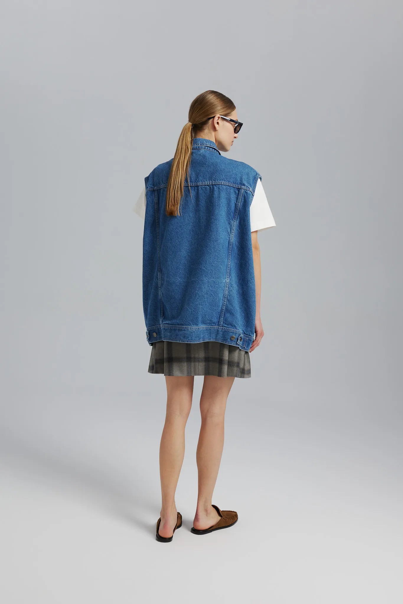 Kamizelka Ariel Sprany Ciemny Niebieski