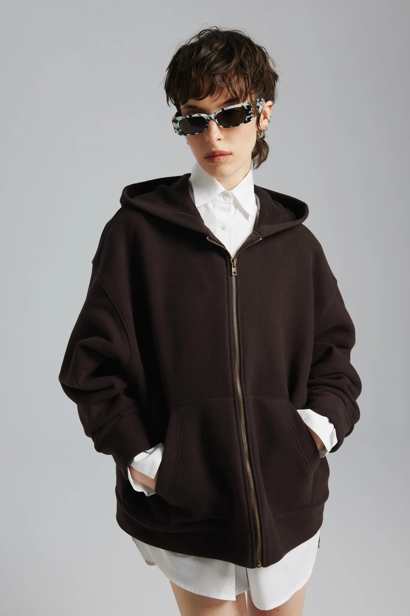 Bluza unisex Antosia Gorzka Czekolada