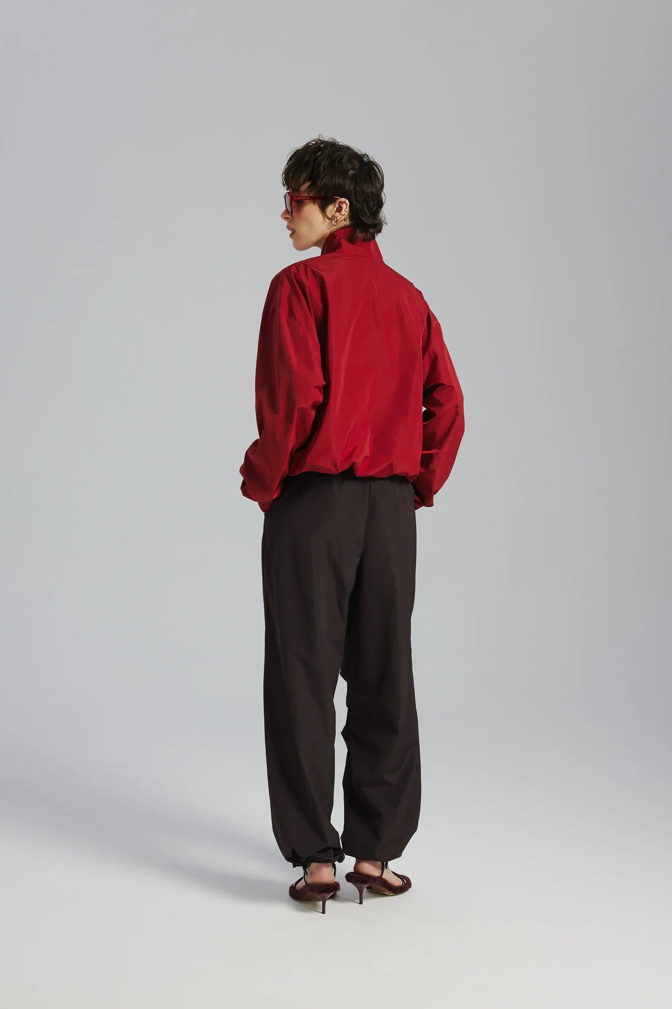 Kurtka Lexi Print Czerwony