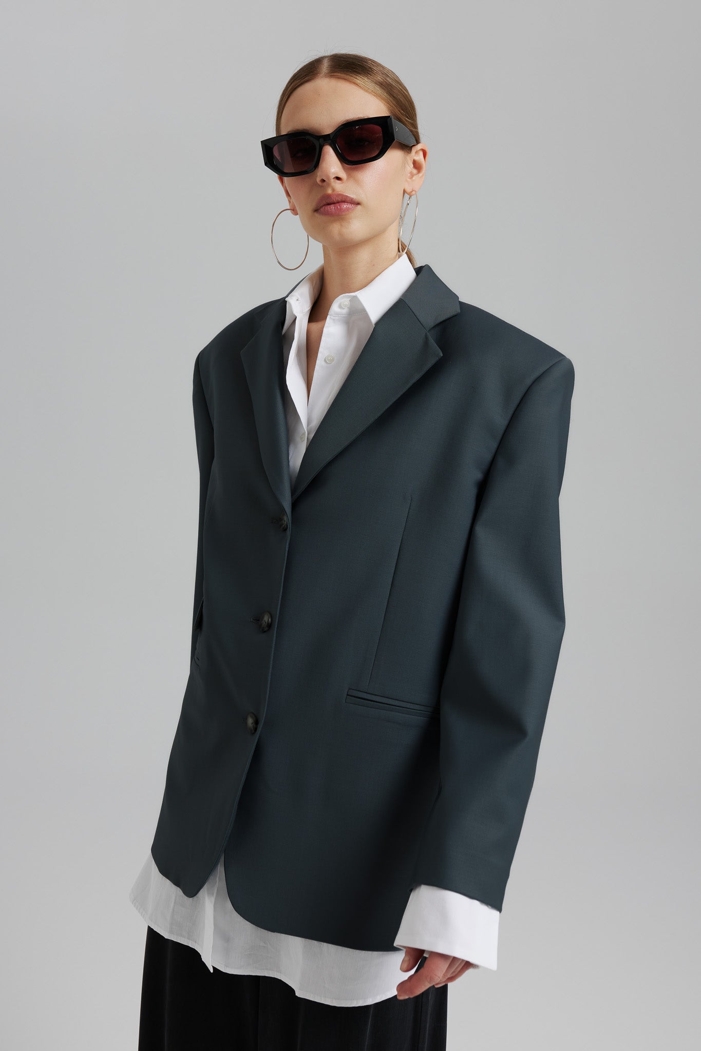 Marynarka Margot Stalowy