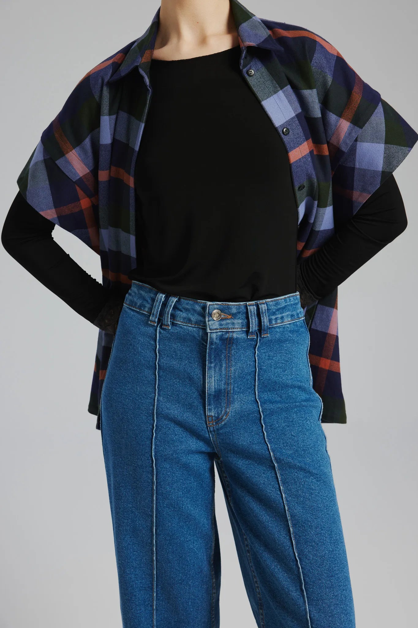 Spodnie Bena Ciemny Niebieski