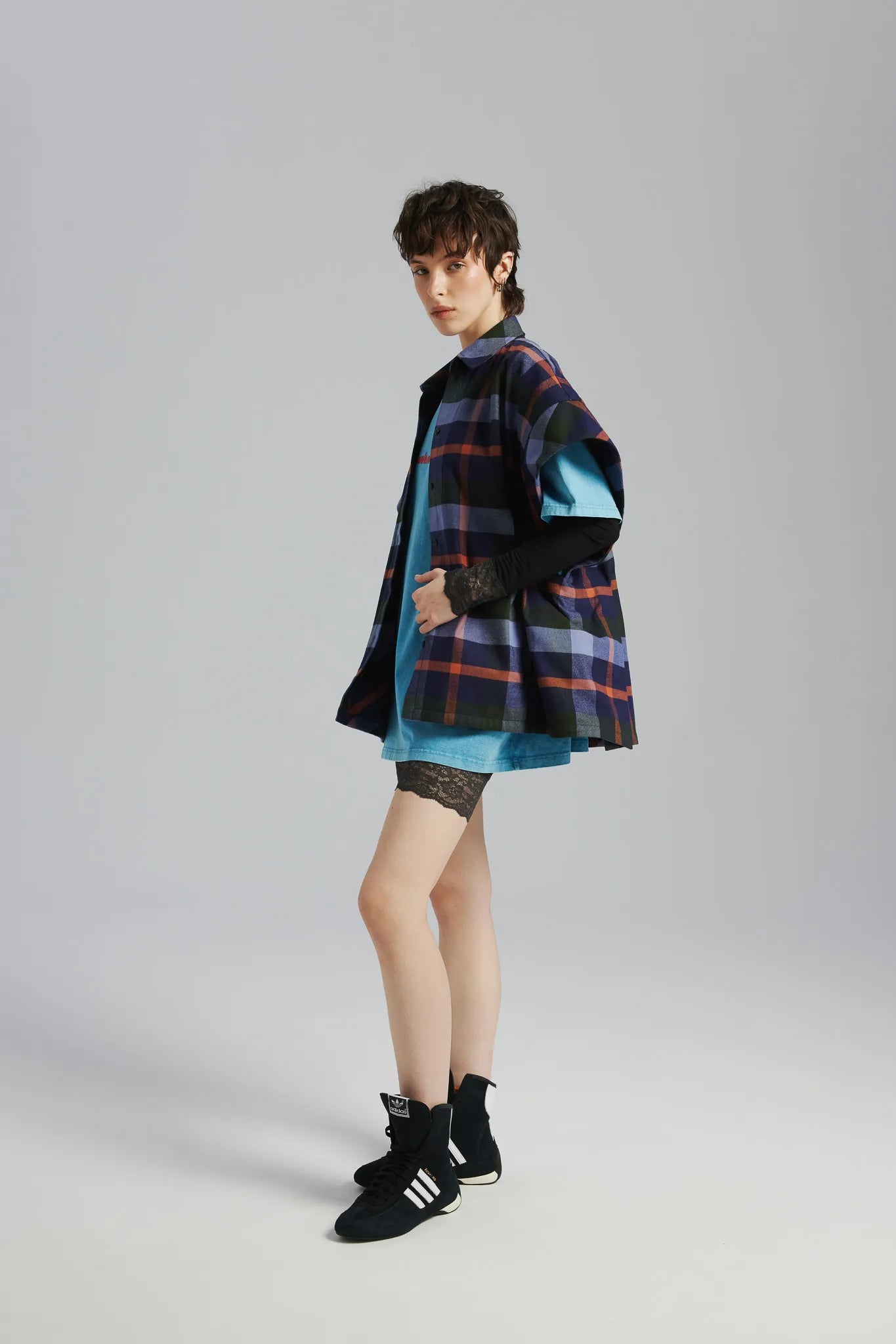 Koszula Aleksandra Granat-Multikolor