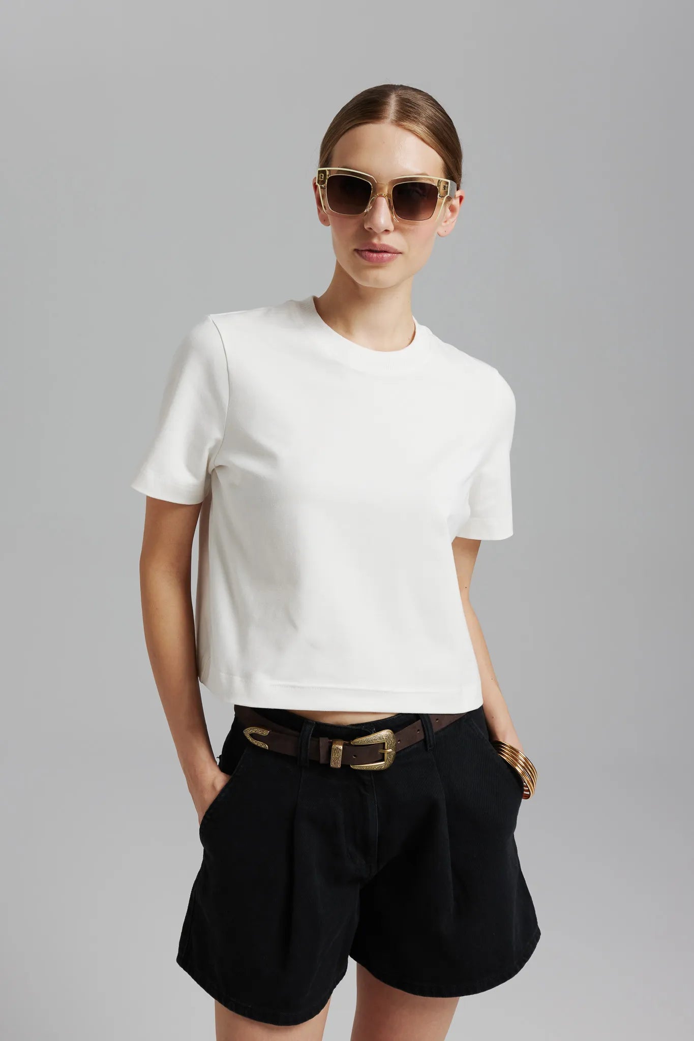 Spodenki Tesia Denim Czarny