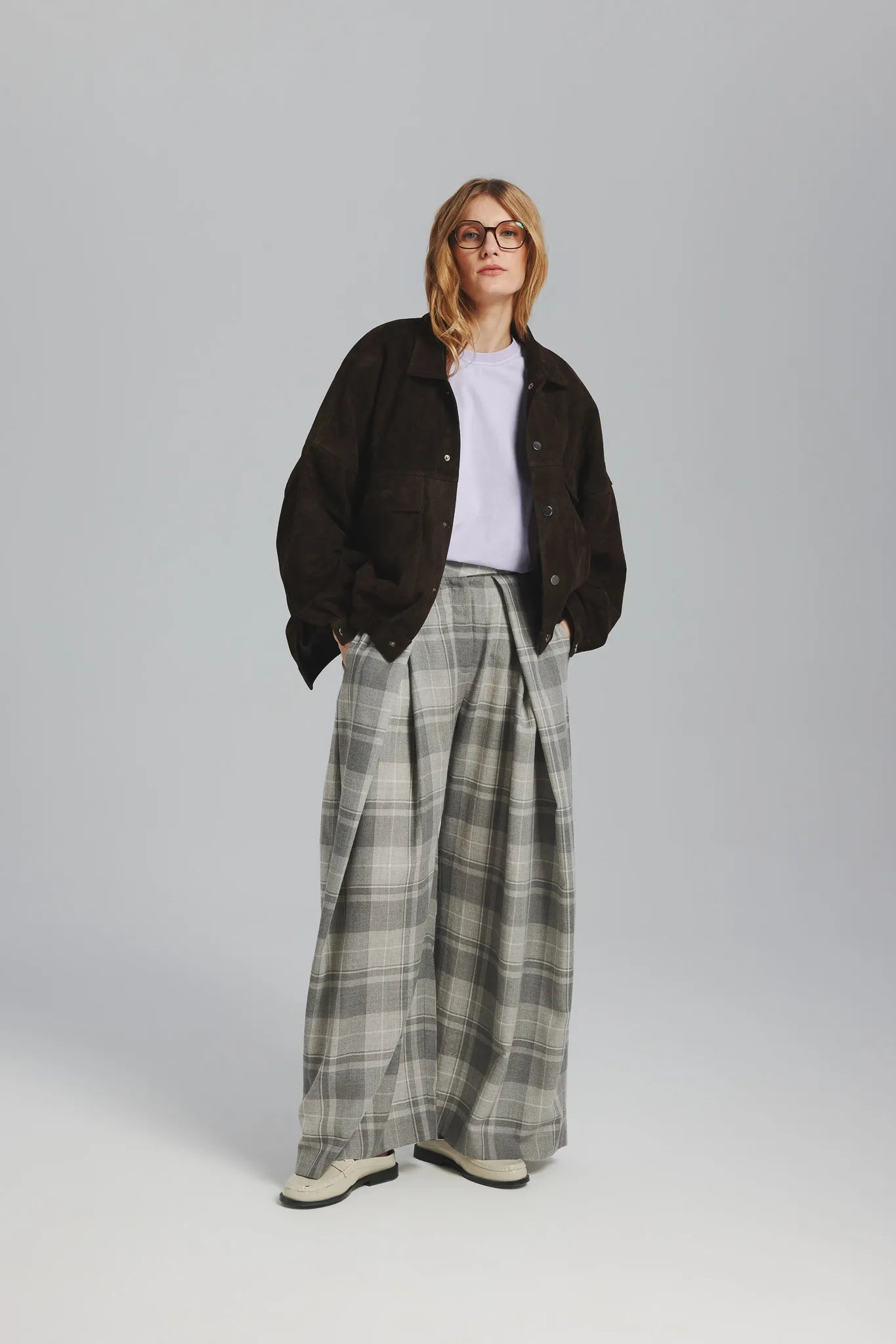 Spodnie Alix Szary-Multikolor