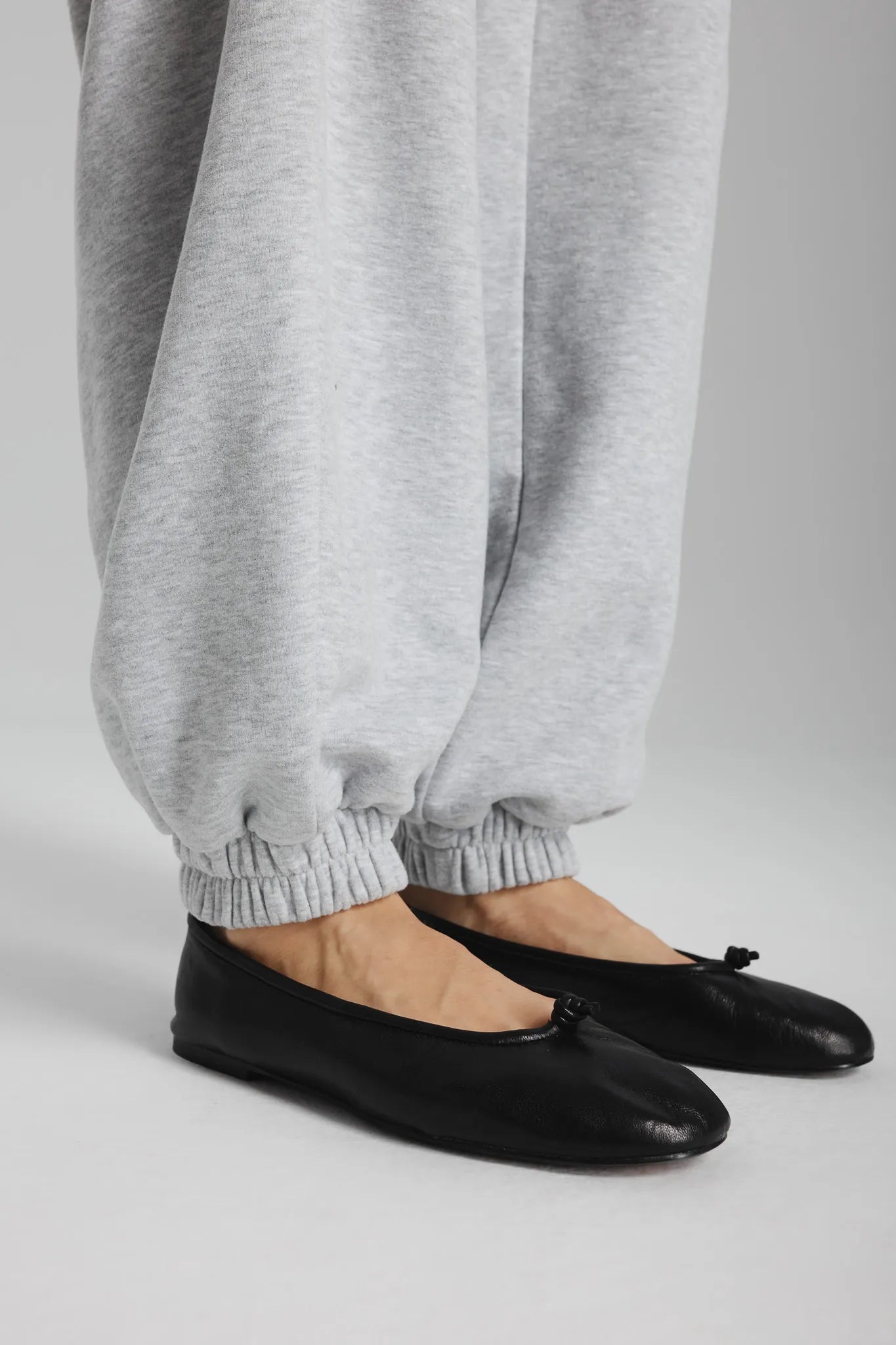 Spodnie Melka Jasny Szary Melanż