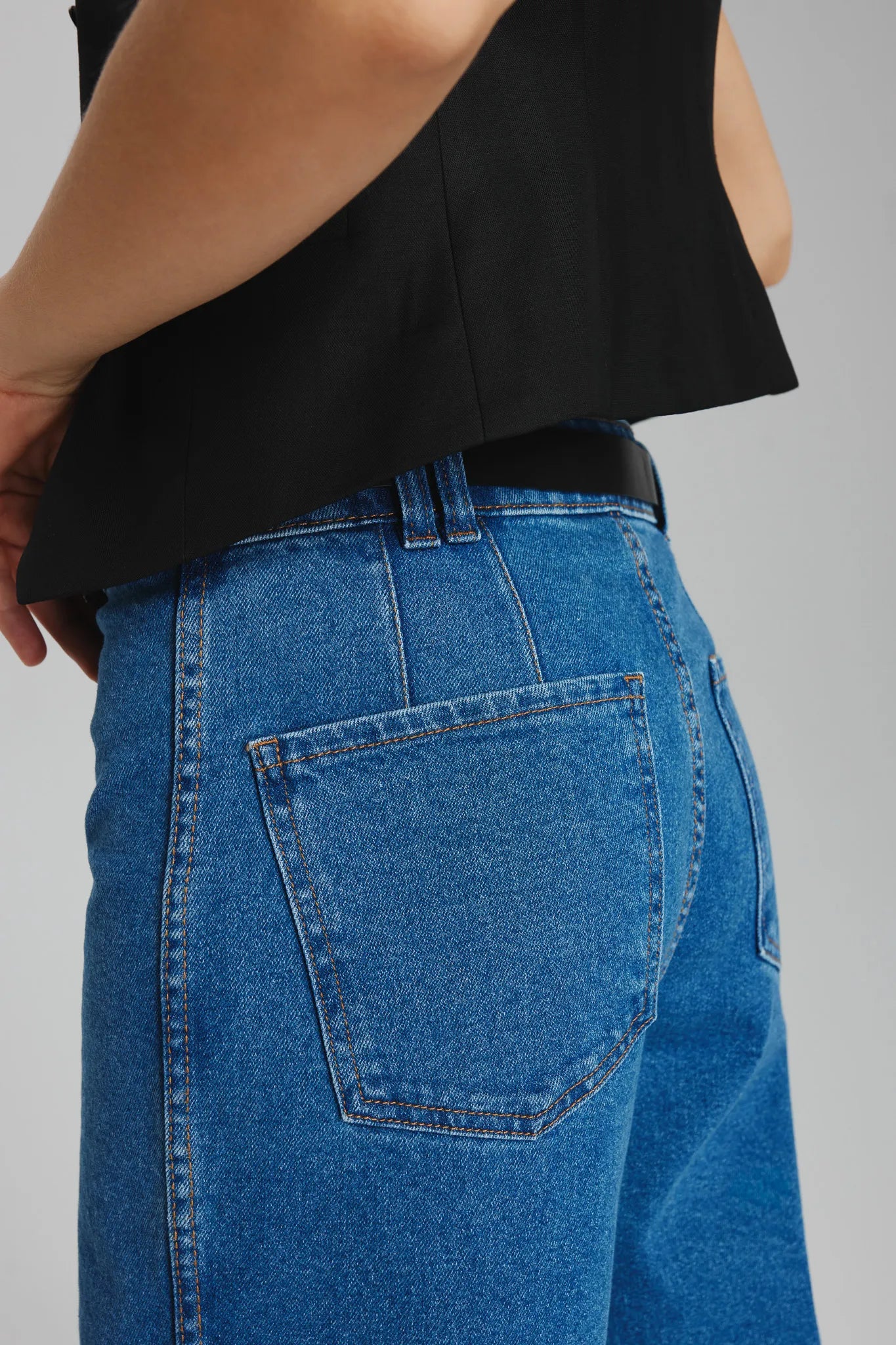 Spodnie Bena Ciemny Niebieski