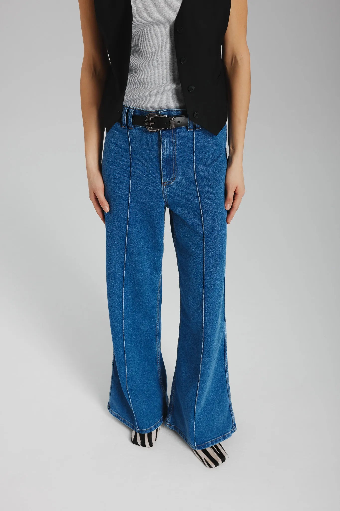 Spodnie Bena Ciemny Niebieski