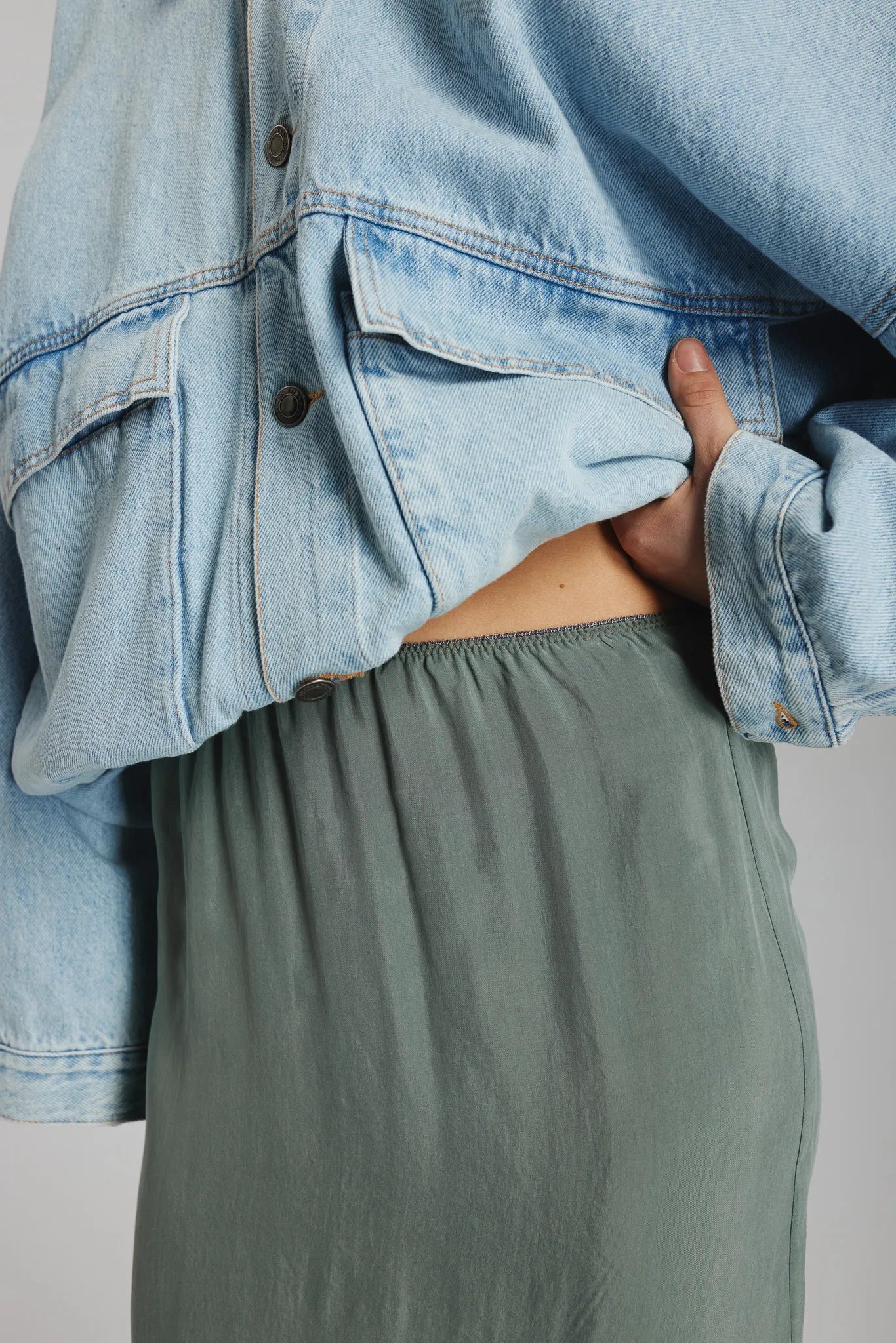 Spódnica April Lace Szałwiowy