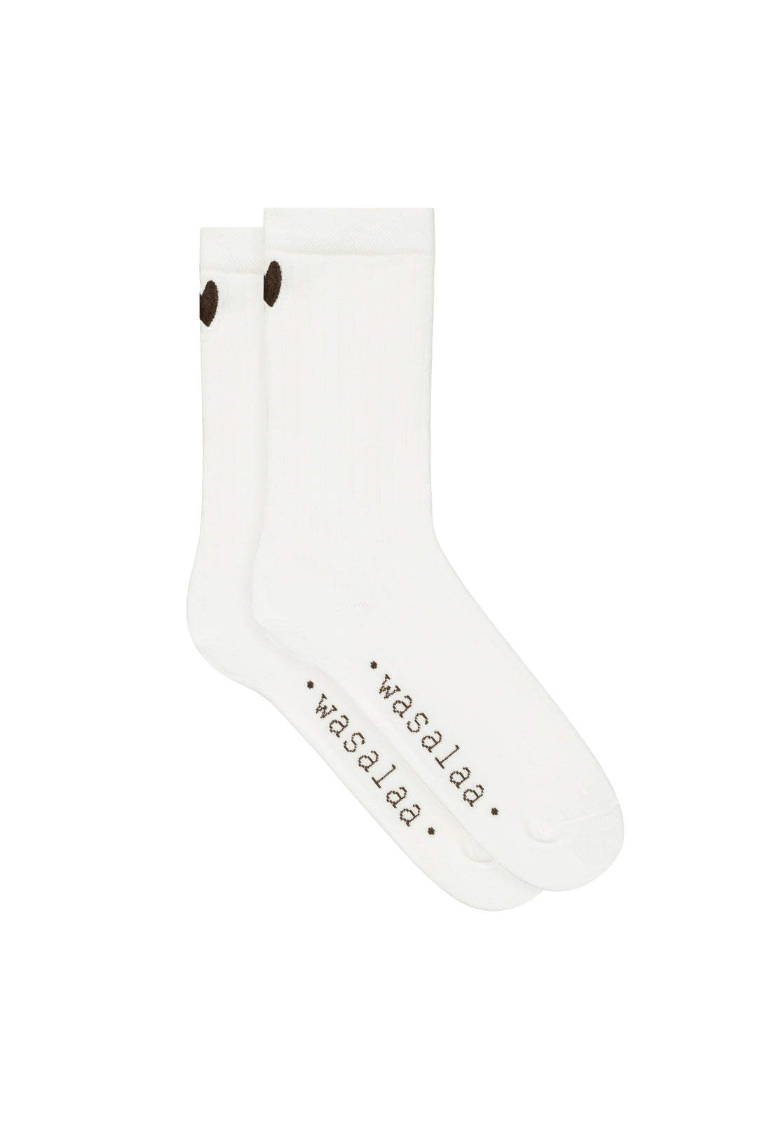 Skarpety Lusia Off White-Czekoladowy