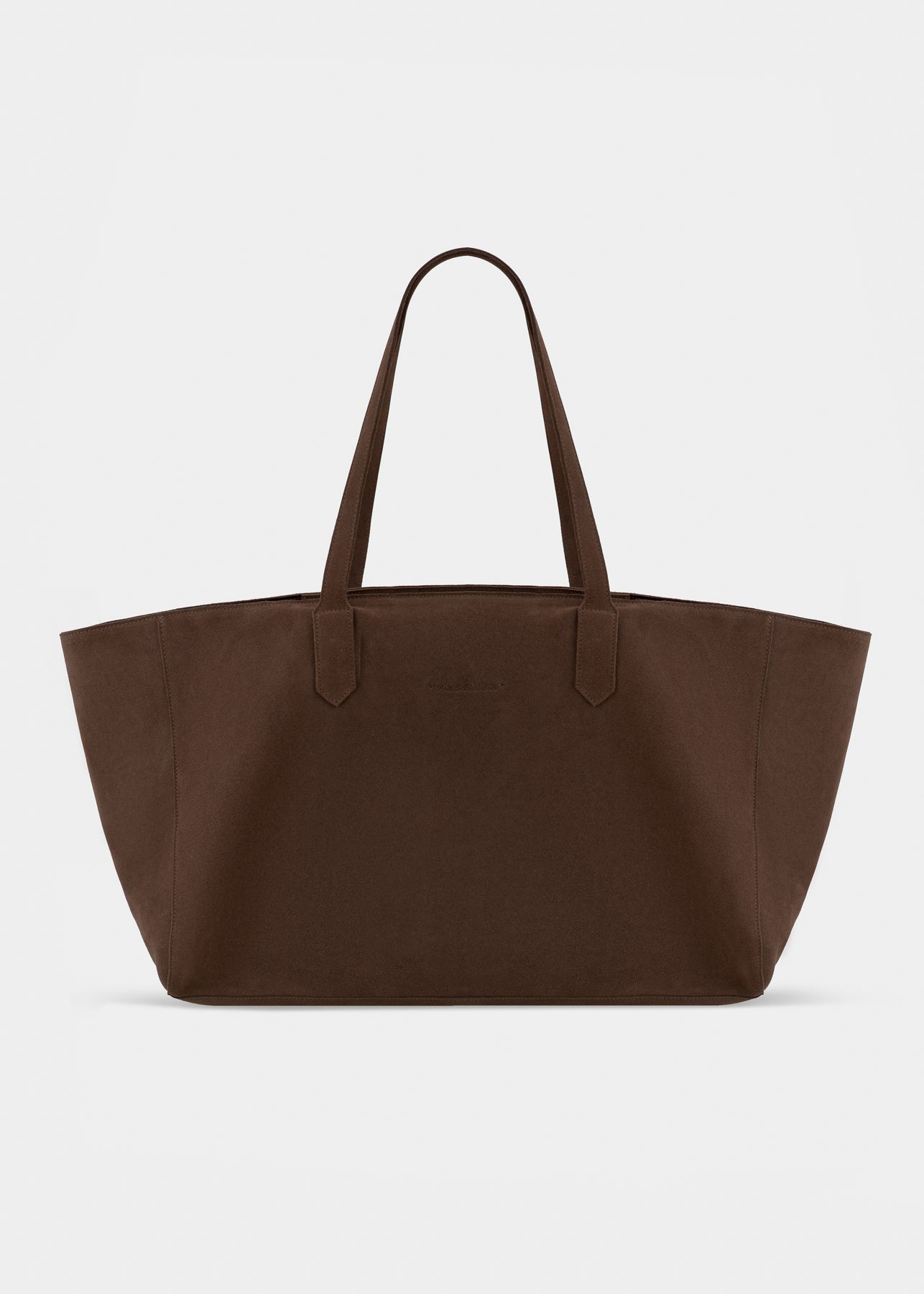 Torebka Leona Zamsz Czekoladowy